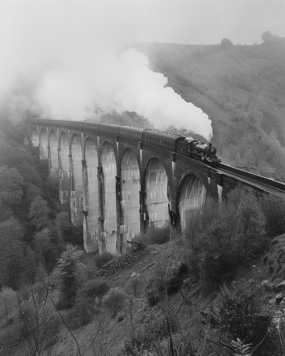 train and the viaduct