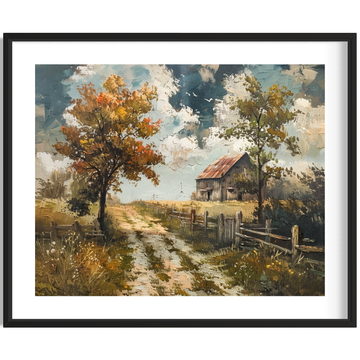 farmhouse scene