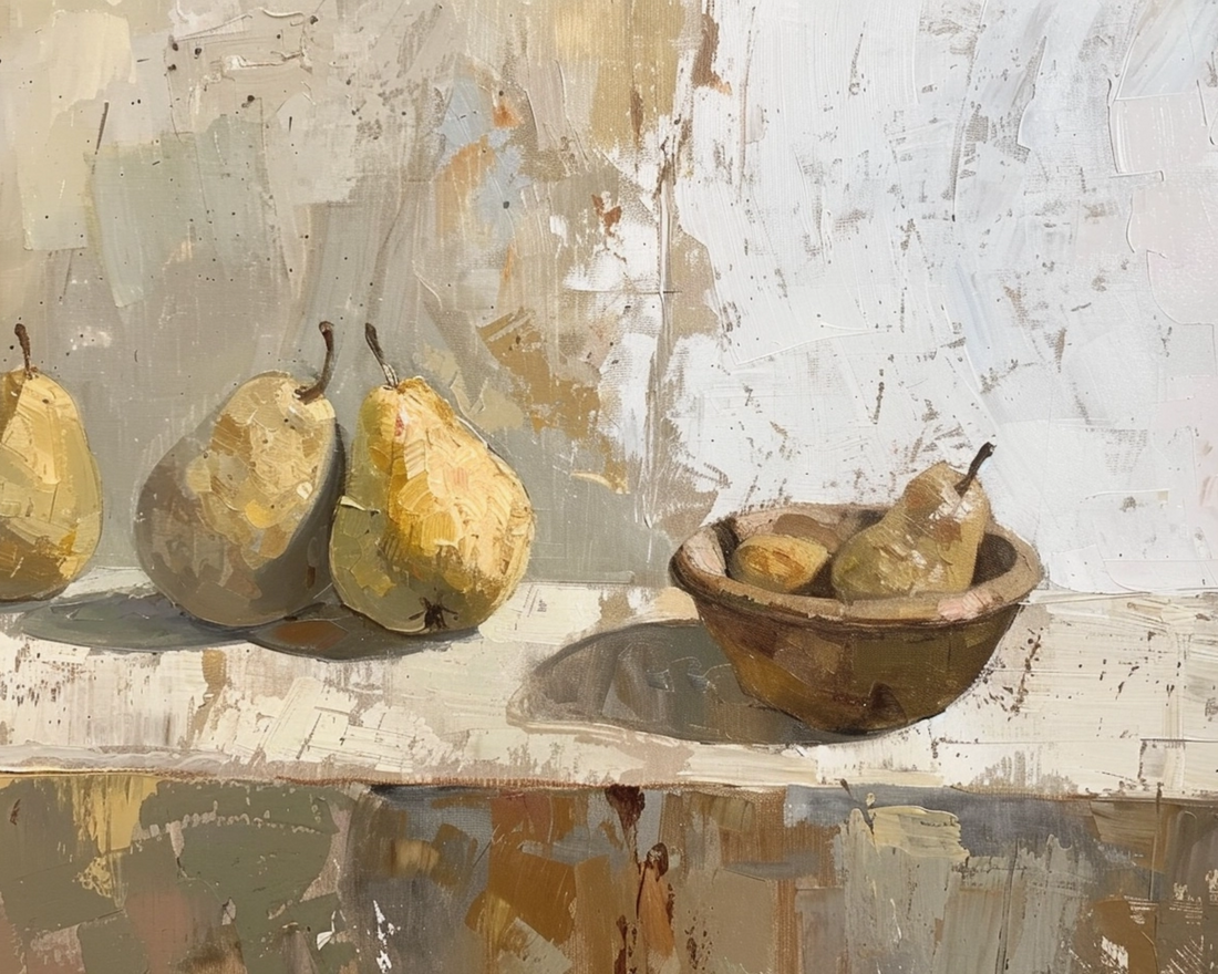 pear still life